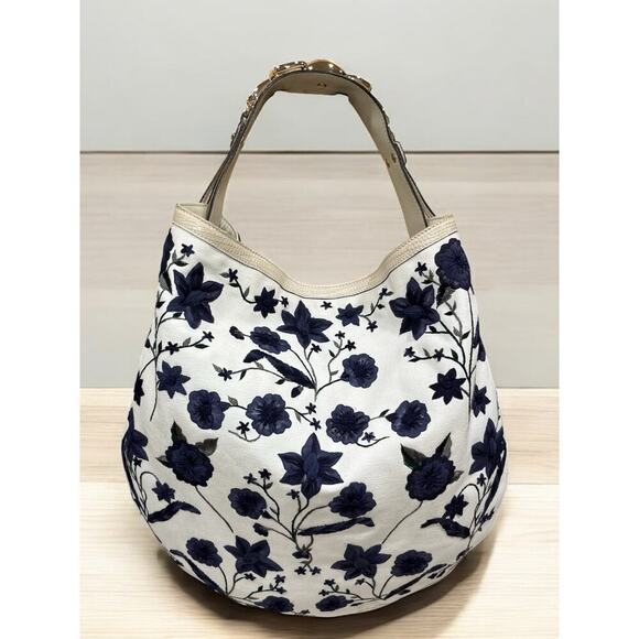 GUCCI 171295 Flora Wave Hobo Bag - Picture 2 of 16